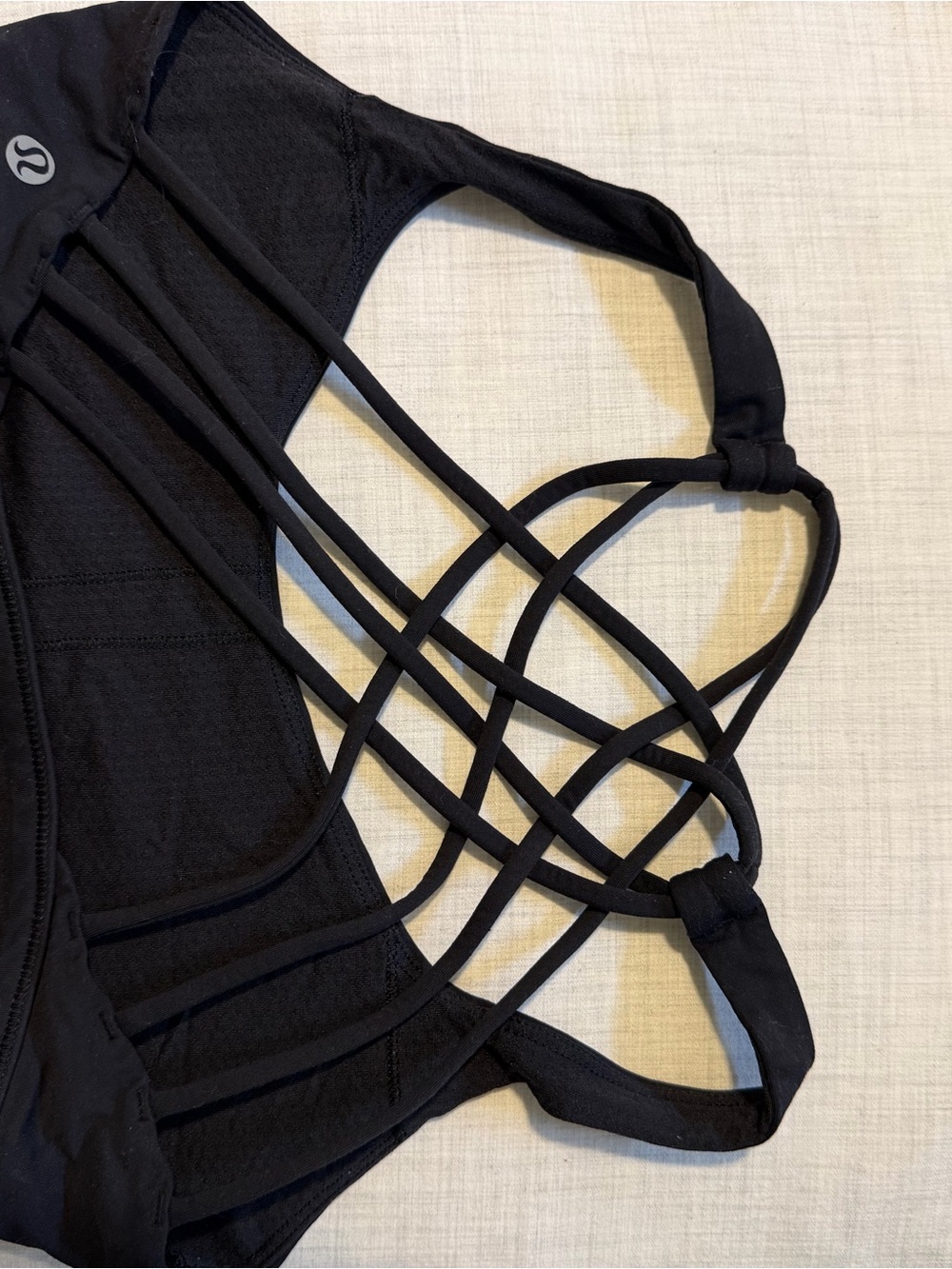 lululemon athletica Black Strappy Sports Bra